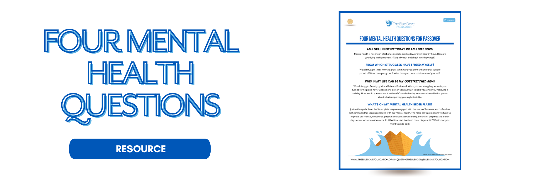The Blue Dove Foundation: Get the Updated Mental Health Seder Companion ...