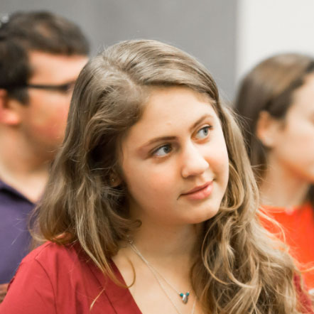 girl-student-red-shirt